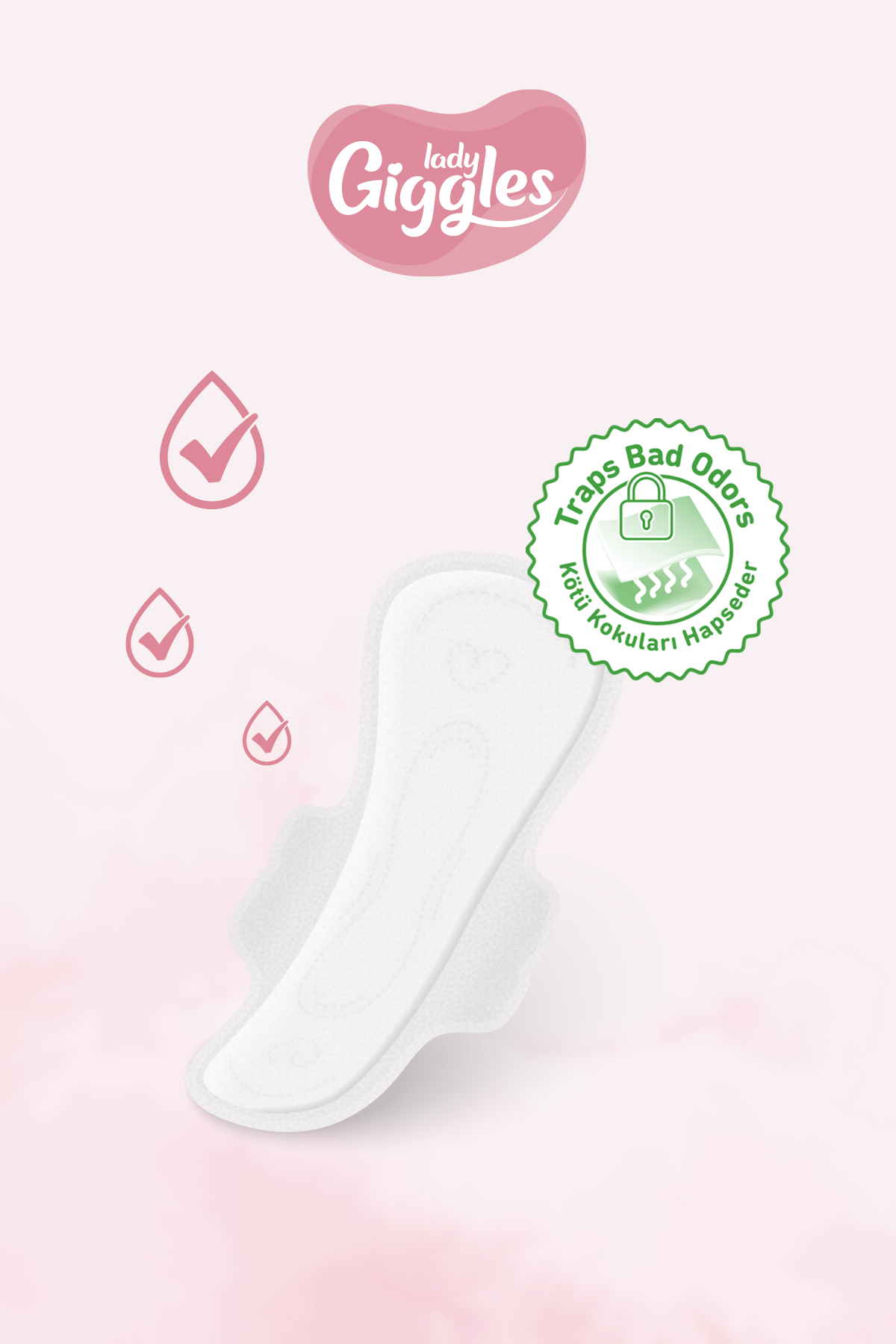 Giggles Lady Soft Hijyenik Ped Gece Dev Fırsat Paketi 72 Adet